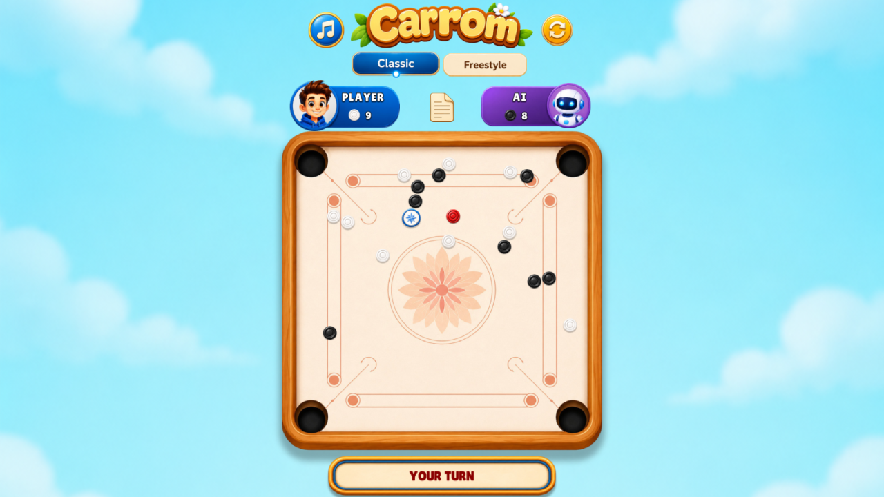 Carrom screenshot 1