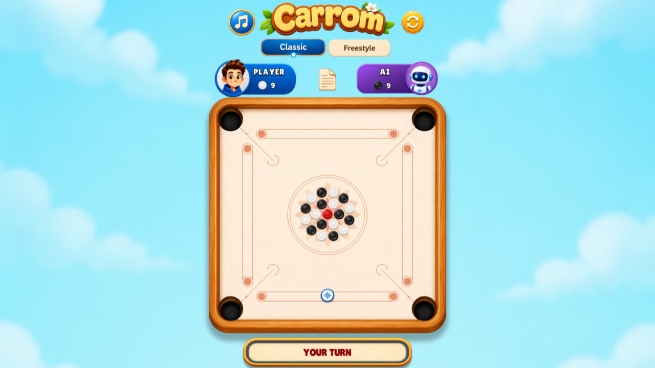 Carrom screenshot 2